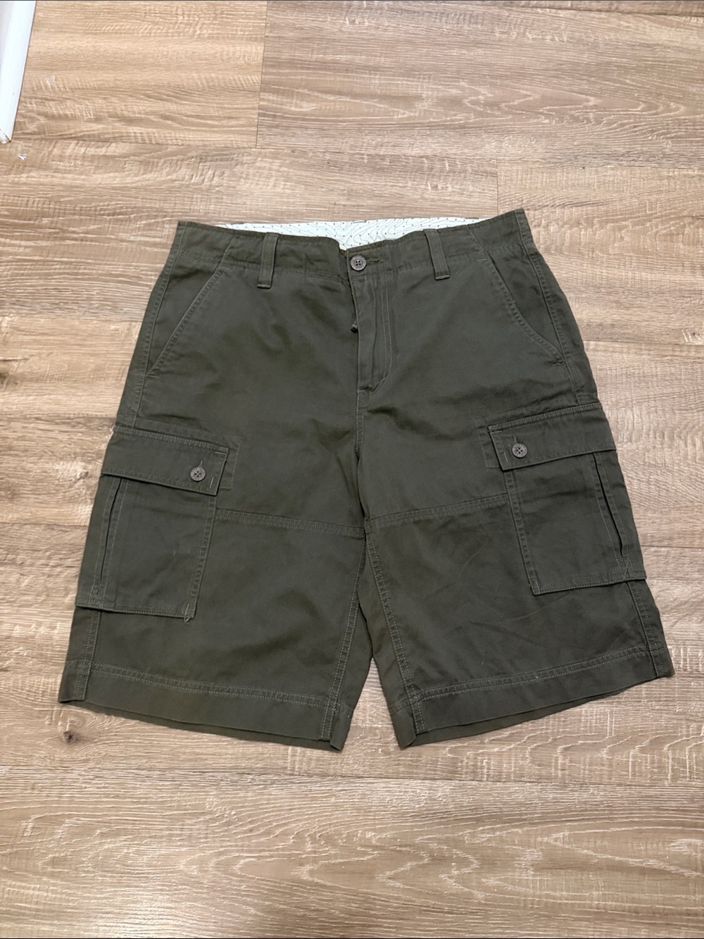 The North Face Men's Olive Green Cargo Shorts